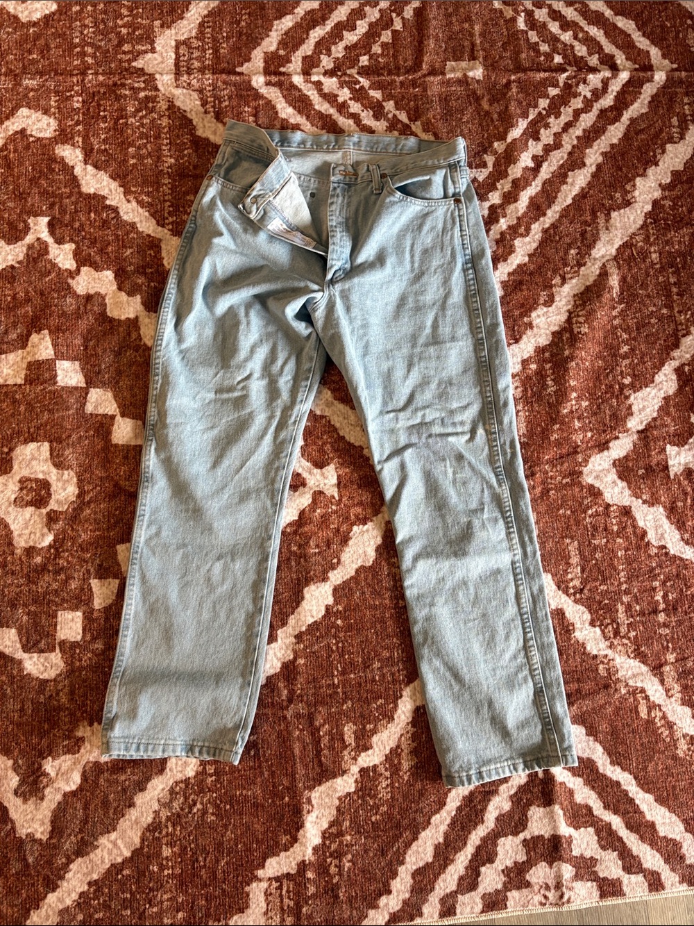 Light Blue women’s wrangler wide-Leg Jeans